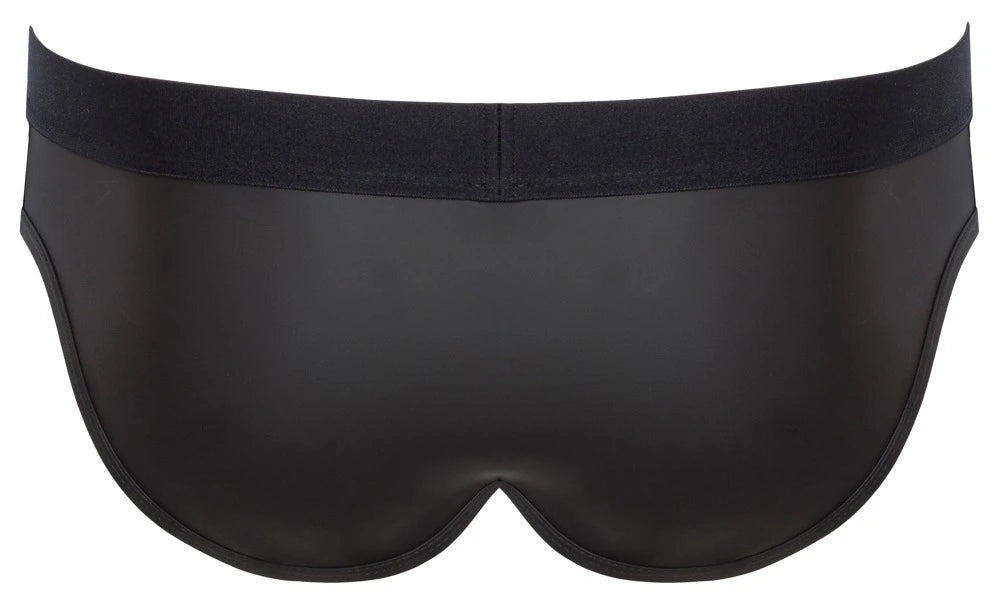 Svenjoyment - Herrn-Slip teiltransparent schwarz