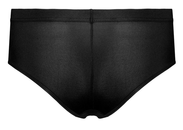 Svenjoyment Herren-Pants in Schwarz, halbtransparenter Netzstoff, eleganter Slip-Schnitt, hochwertige Dessous für Herren