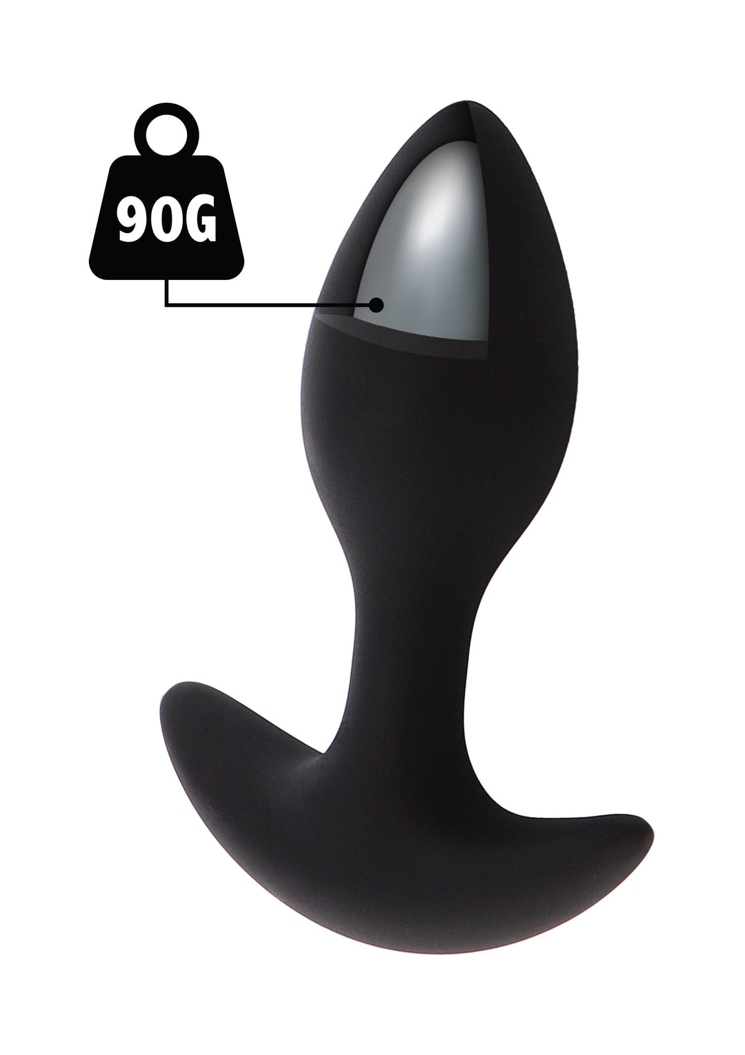 Hidden Desire Weighted Anal Plug 90g