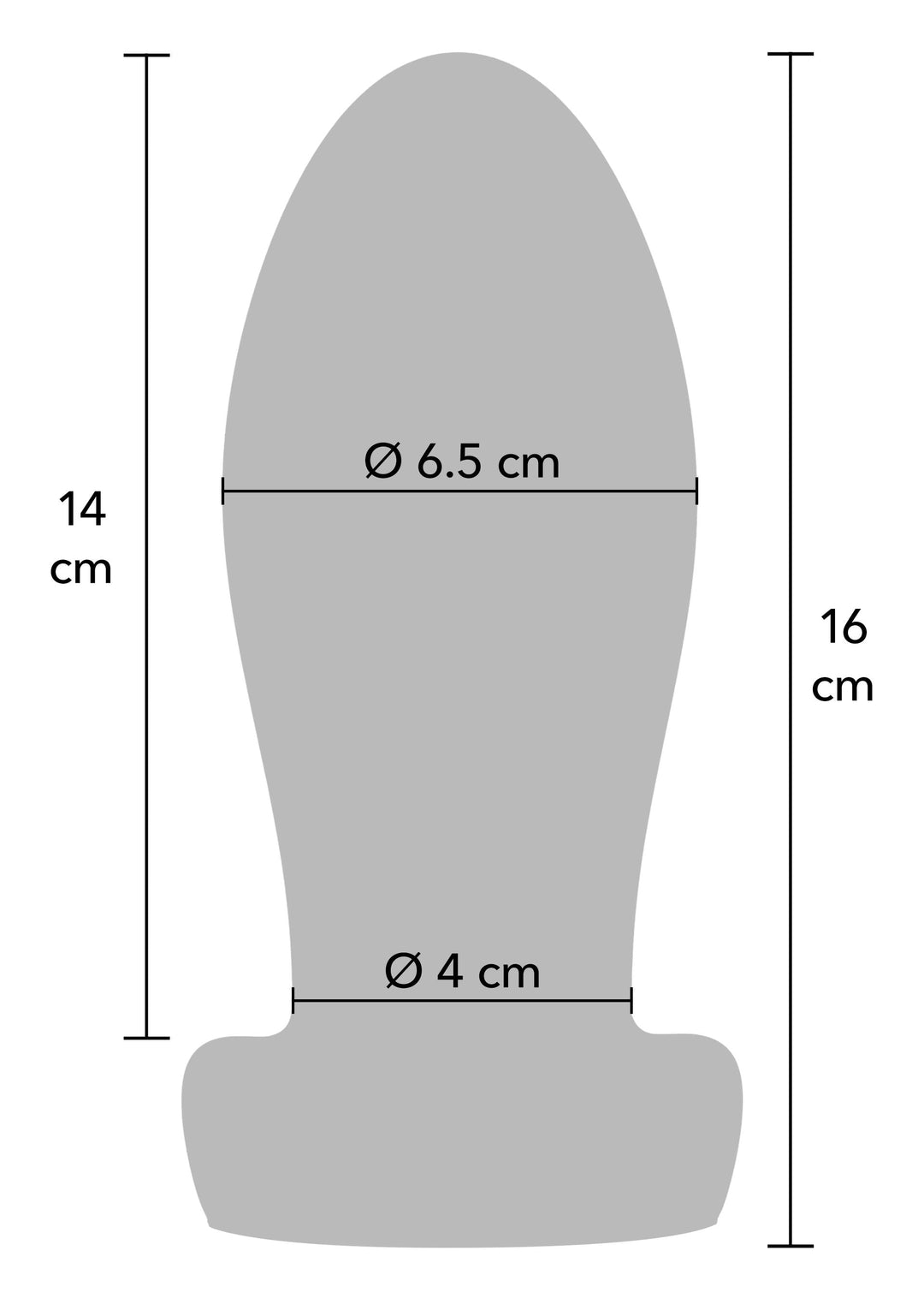 Hidden Desire Heavy Anal Stretcher Plug L 3