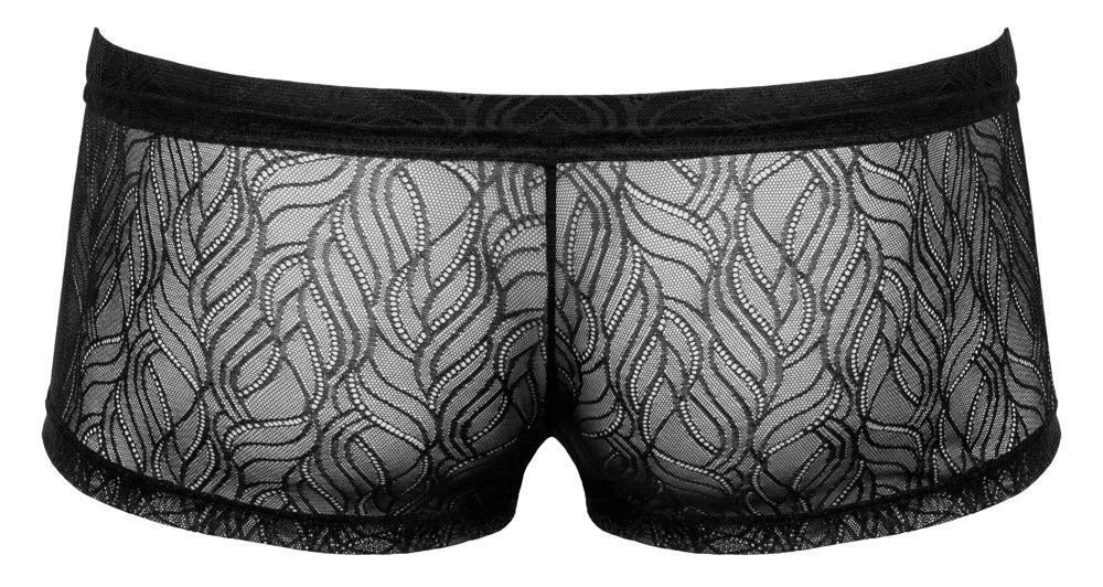 Svenjoyment - Boxershorts aus Stretch-Spitze schwarz