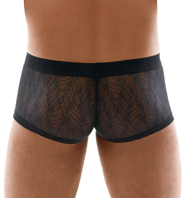 Svenjoyment - Boxershorts aus Stretch-Spitze schwarz