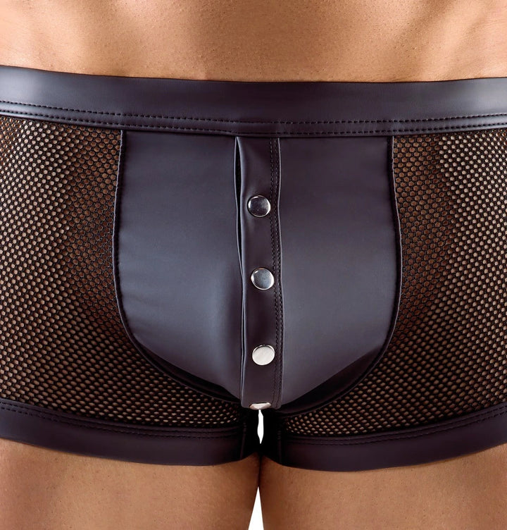 Svenjoyment - Netz-Pants teiltransparent schwarz