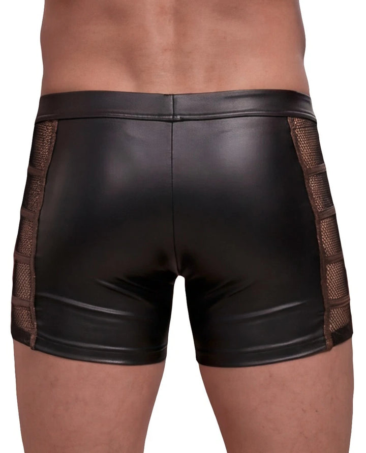 Schwarze NEK Herren-Pants am Model – Rückansicht