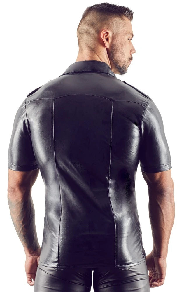 Svenjoyment - Kurzarm-Shirt im Uniform-Look