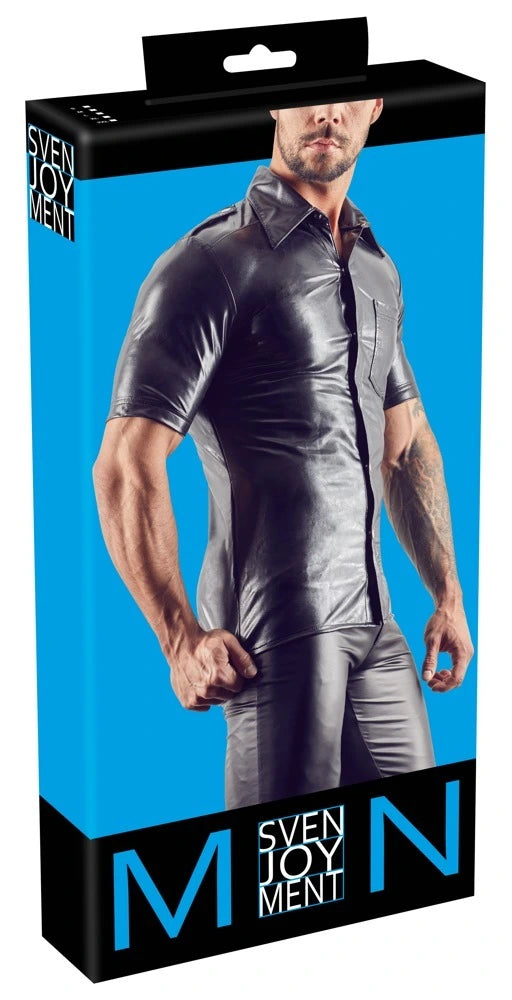 Svenjoyment - Kurzarm-Shirt im Uniform-Look
