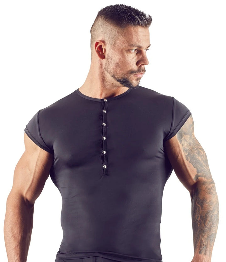 Svenjoyment - Teiltransparentes Shirt aus Mikrofaser