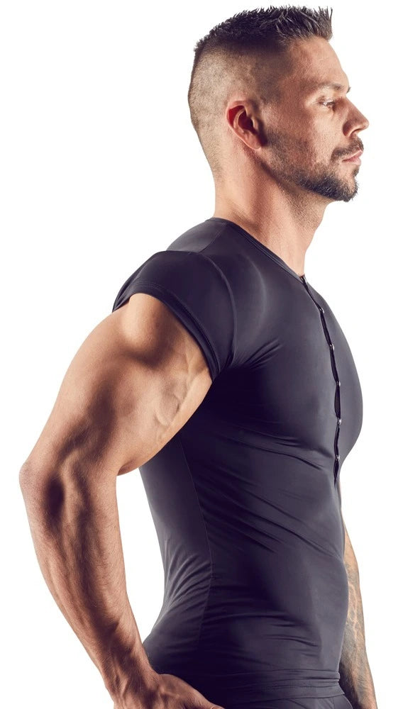 Svenjoyment - Teiltransparentes Shirt aus Mikrofaser