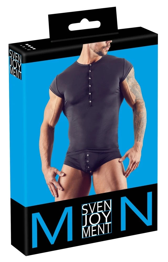 Svenjoyment - Teiltransparentes Shirt aus Mikrofaser
