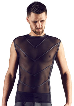 Svenjoyment - Ärmelloses Powernet-Shirt