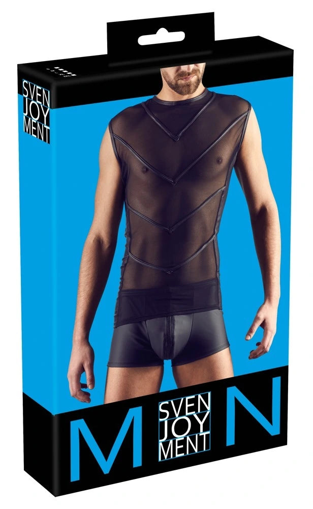 Svenjoyment - Ärmelloses Powernet-Shirt