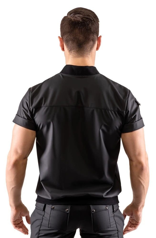 Svenjoyment - Blouson-Style Hemd mit kurzem Arm