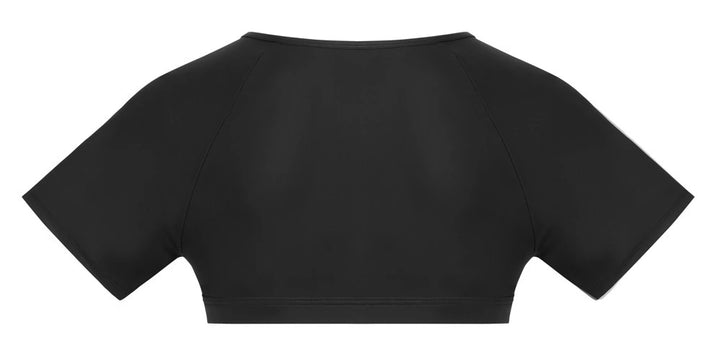 Svenjoyment -  Brust- und bauchfreies Halbarm-Shirt