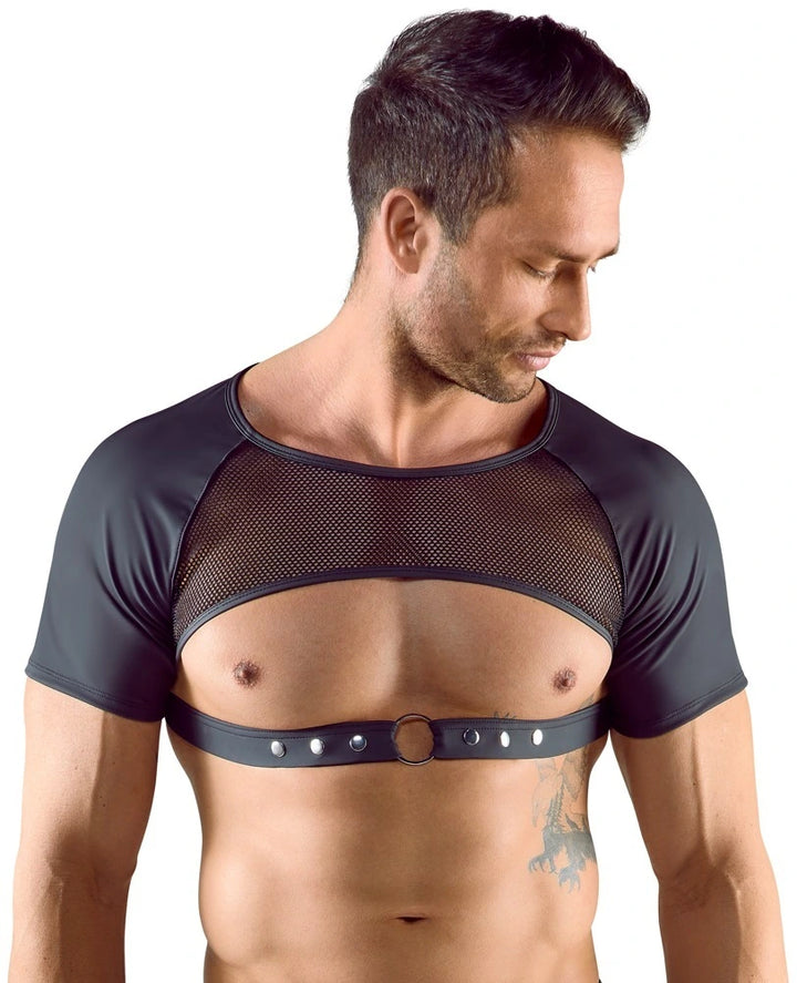 Svenjoyment -  Brust- und bauchfreies Halbarm-Shirt