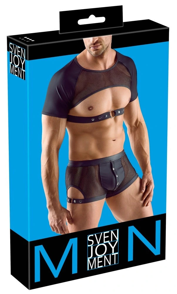 Svenjoyment -  Brust- und bauchfreies Halbarm-Shirt