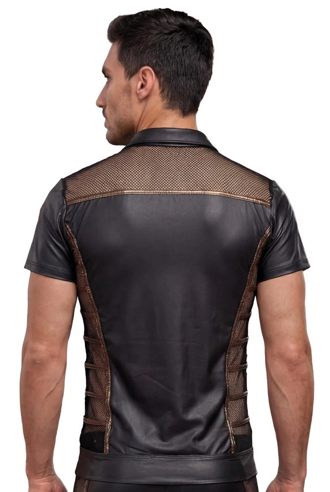 NEK Wetlook-Herrenshirt am Model – Rückansicht