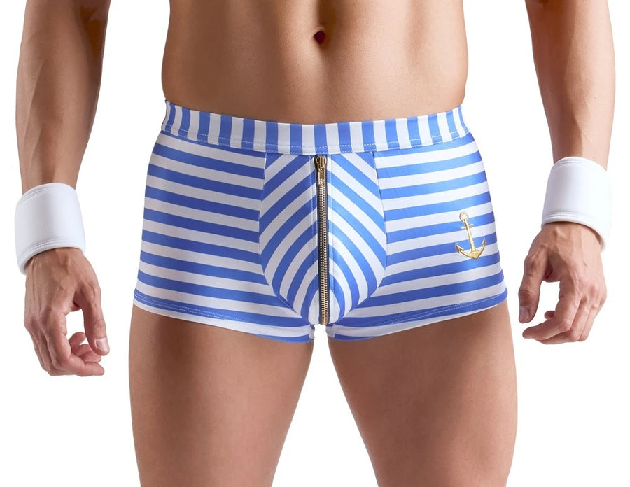 Svenjoyment Matrosen-Kostüm – Herren Streifen-Pants