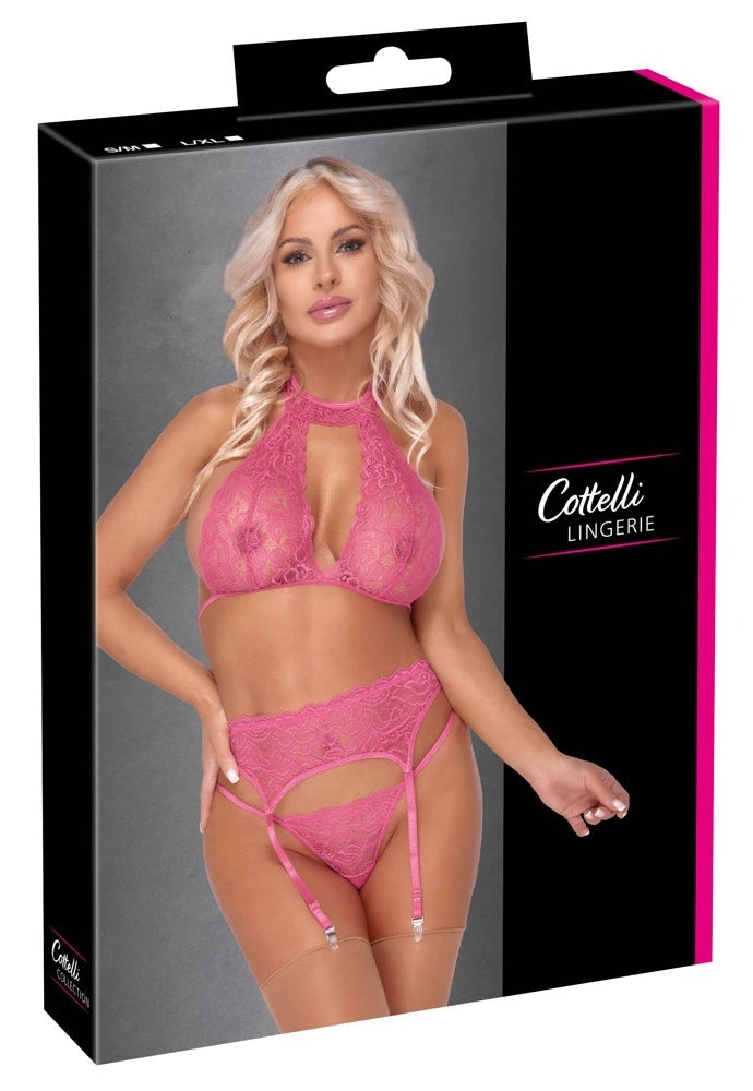 Cottelli Lingerie - Straps Set Rosa
