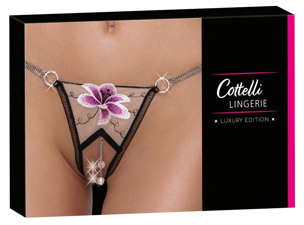 Cottelli Lingerie - Ouvert Riostring Orchidee