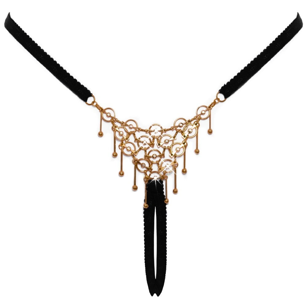 Cottelli Lingerie - Micro-String "Ornament" ouvert