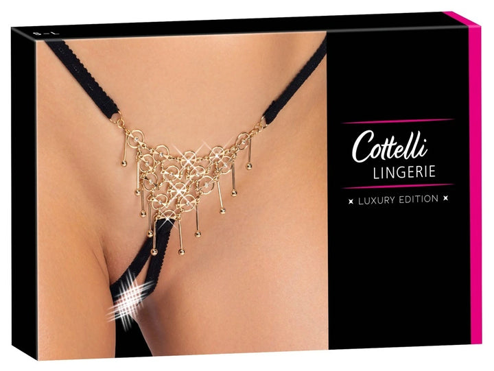 Cottelli Lingerie - Micro-String "Ornament" ouvert