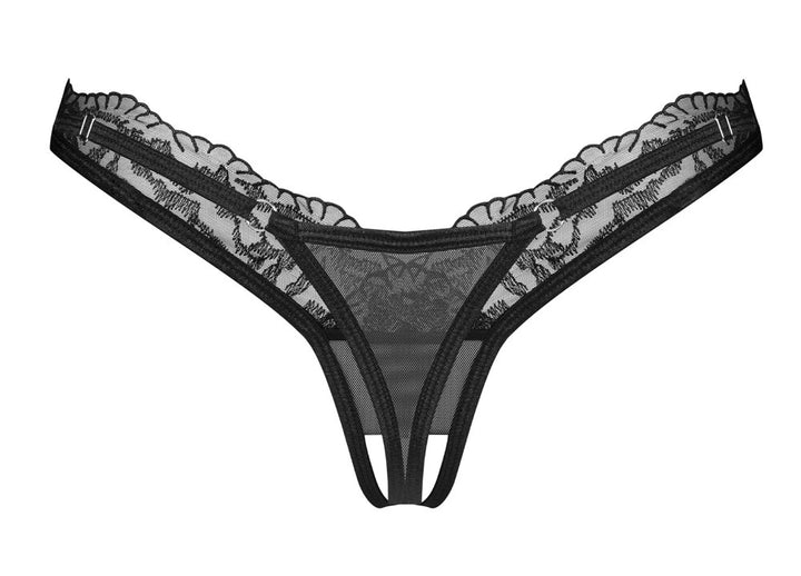 Obsessive String ouvert Arrowel – Transparenter Ouvert-String mit Spitze