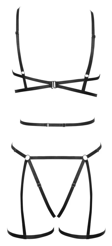 Cottelli Lingerie - zweiteiliger Straps Harness