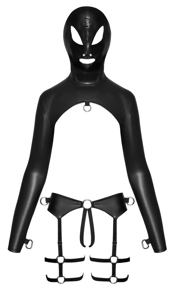 Bad Kitty - Bondage-Dessous-Set im stilvollen Mattlook