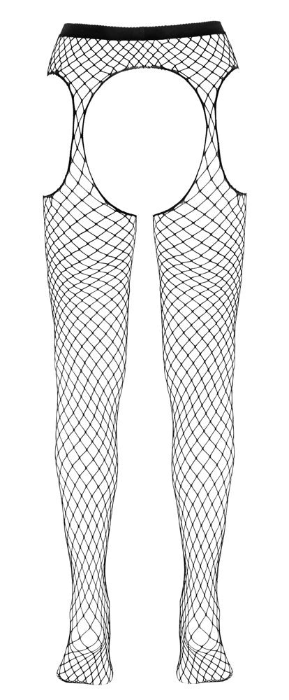 Cottelli Legware - Straps-Strumpfhose Netz