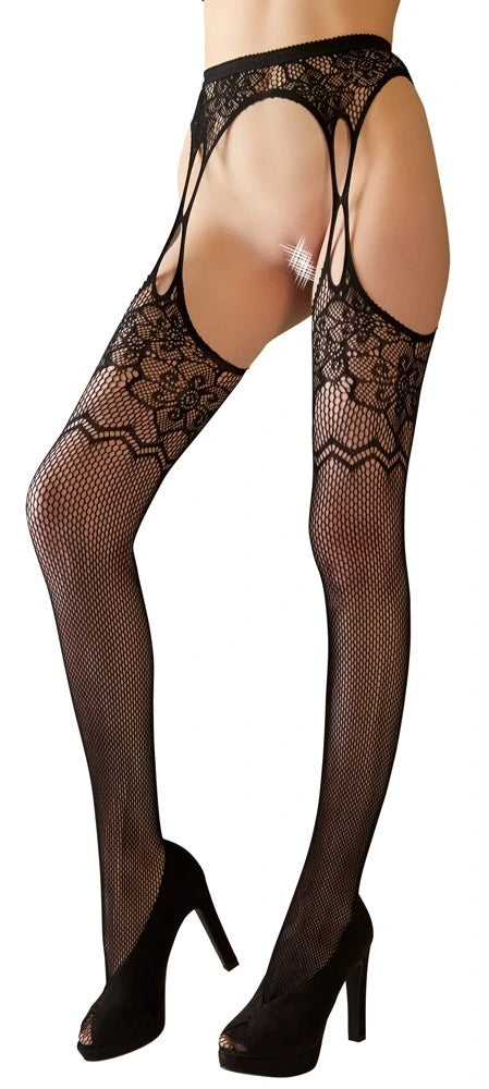 Cottelli Legware - Straps-Strumpfhose Flora