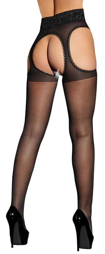 Cottelli Legware - Straps-Strumpfhose Romantik
