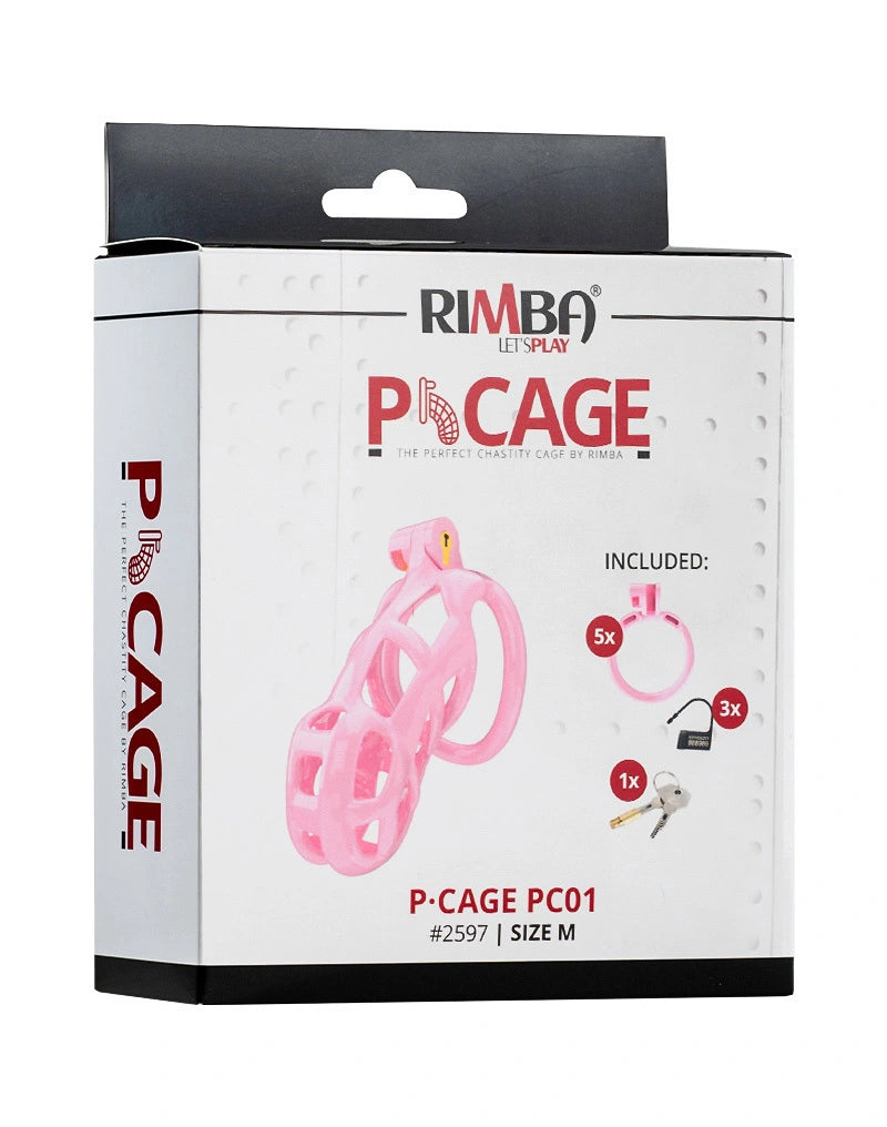 P-Cage PC01 - Peniskäfig Größe M rosa
