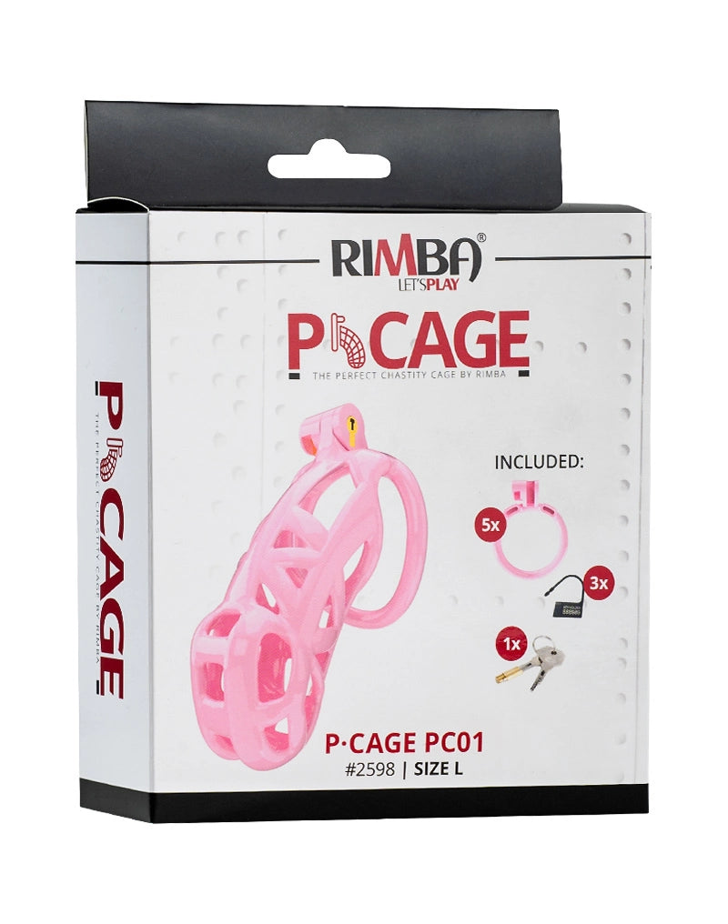 P-Cage PC01 - Peniskäfig Größe L rosa
