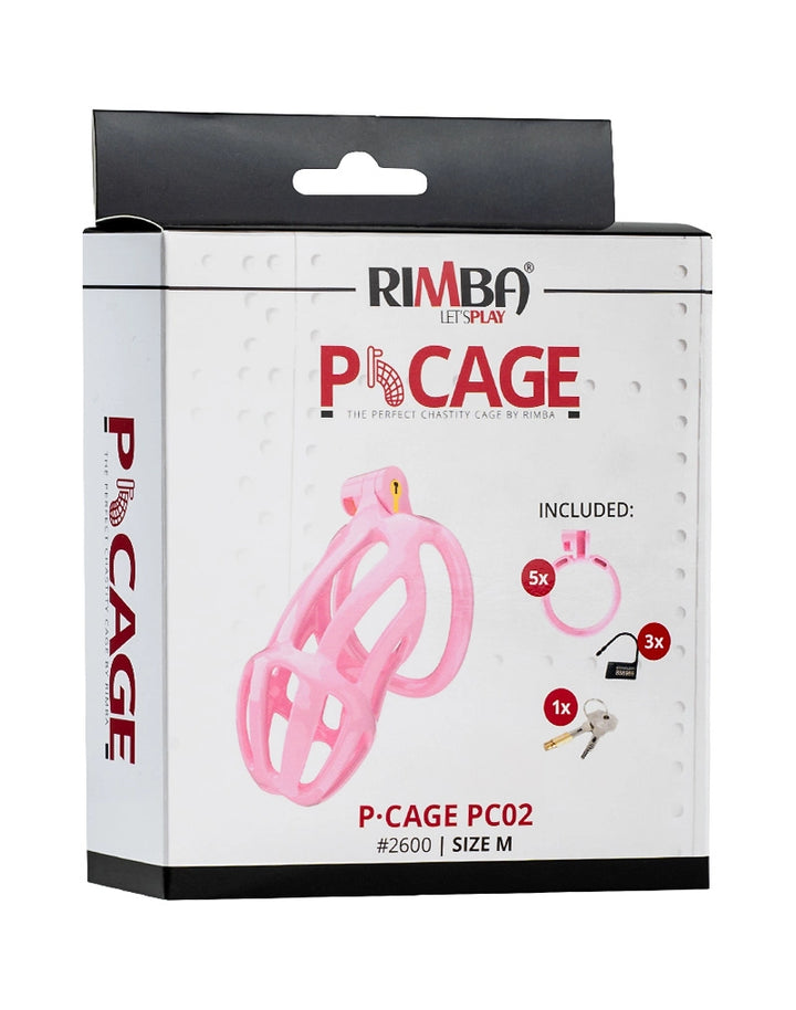 P-Cage PC02 - Peniskäfig Größe M rosa