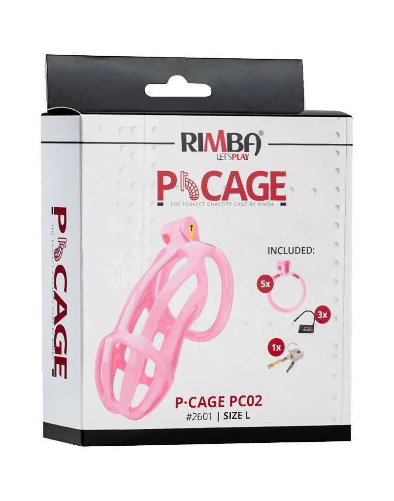 P-Cage PC02 - Peniskäfig Größe L rosa