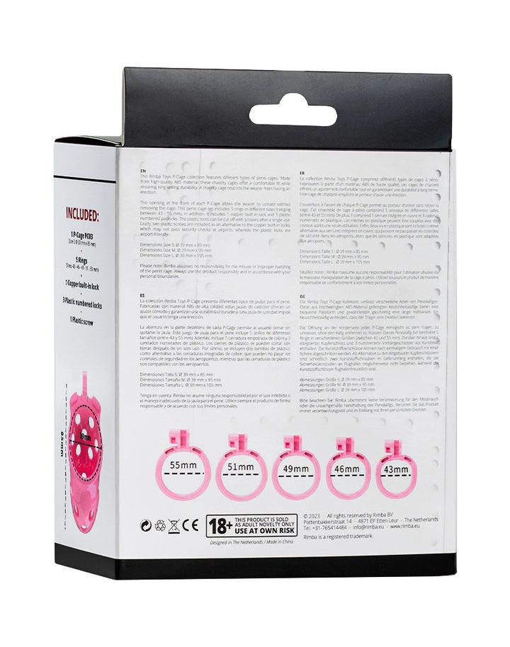 P-Cage PC03 - Peniskäfig Größe S rosa