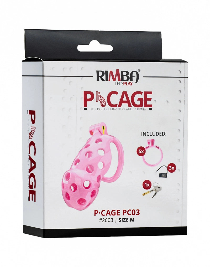 P-Cage PC03 - Peniskäfig Größe M rosa
