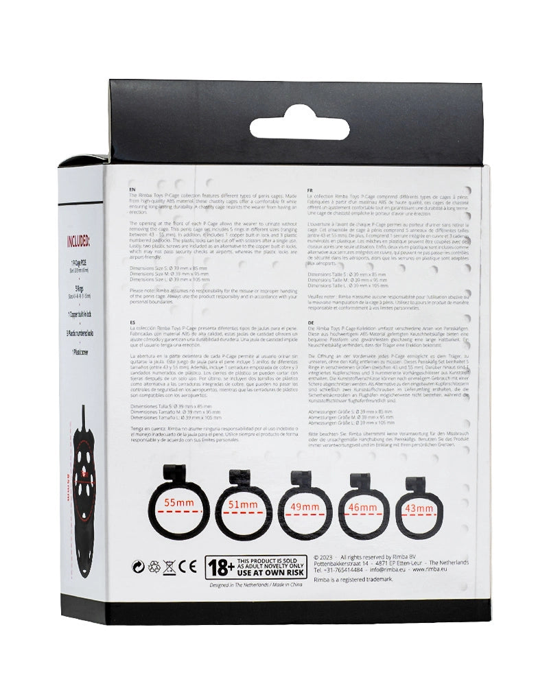 P-Cage PC03 - Peniskäfig Größe S schwarz