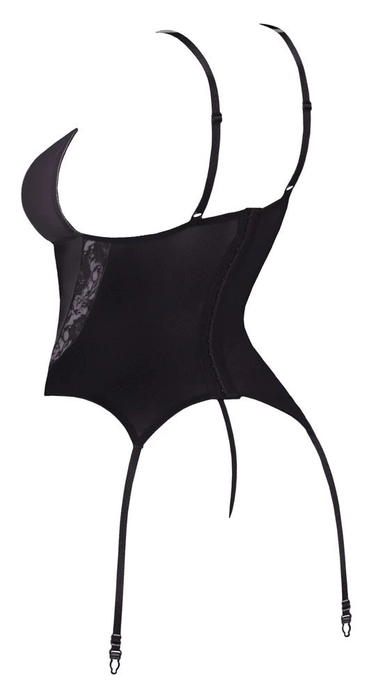 Cottelli Lingerie - Strapshemd Rot/Schwarz