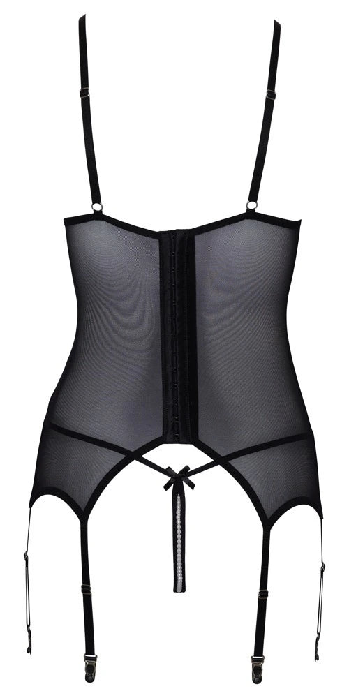 Cottelli Lingerie - Strapshemd und String Kombination