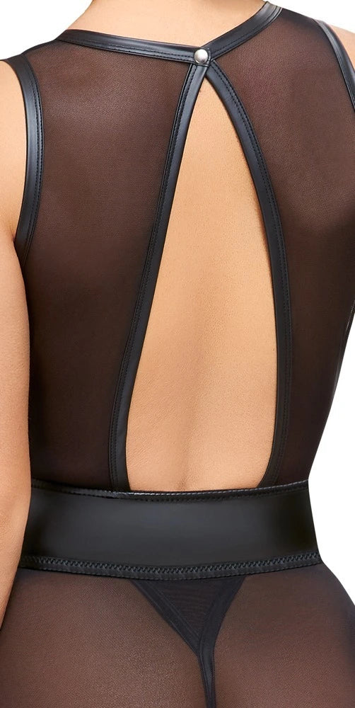 Cottelli Lingerie Strapshemd Schwarz mit String