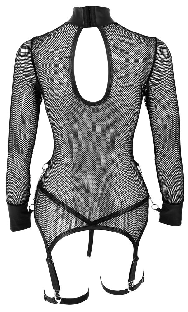 Cottelli Bondage Langarm-Strapshemd als Produktansicht von hinten