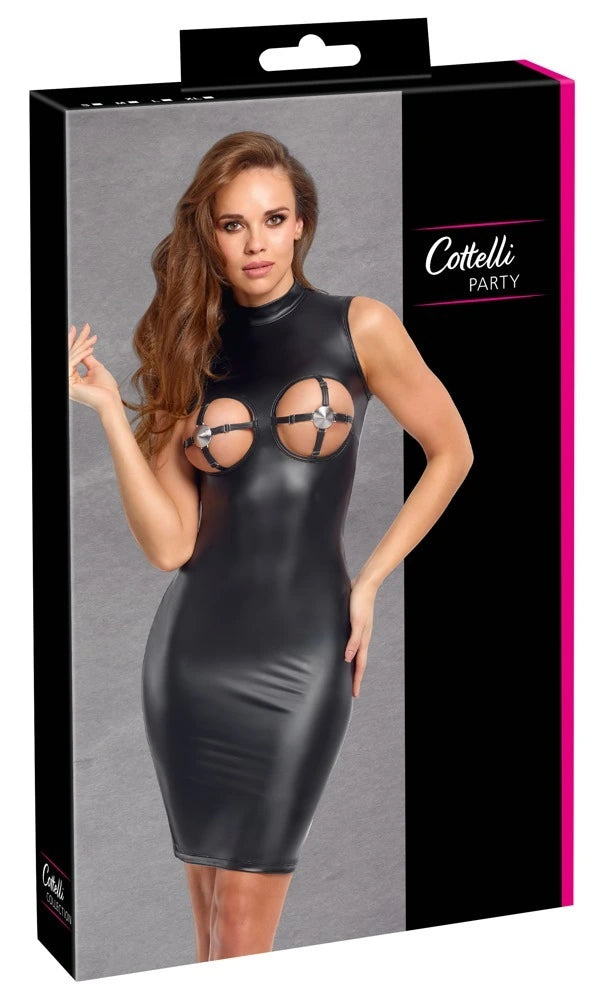 Cottelli Party Ärmelloses, enges Kleid im Mattlook – Produktverpackung