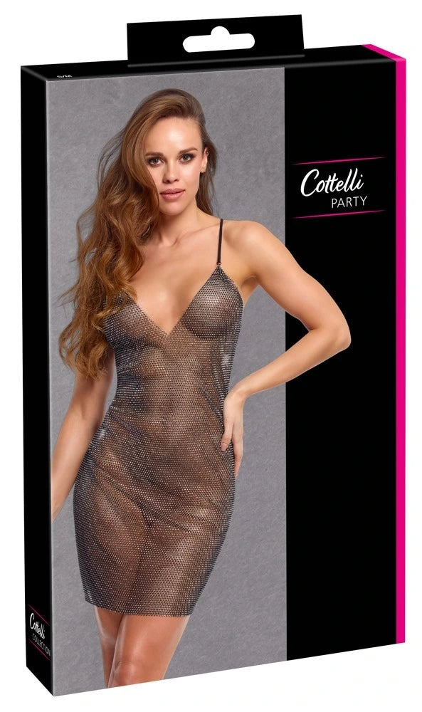 Cottelli Party Betonendes Glitzer-Minikleid – Produktverpackung