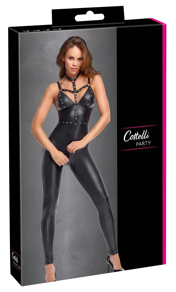 Cottelli Party Träger-Overall mit langem Bein – Produktverpackung
