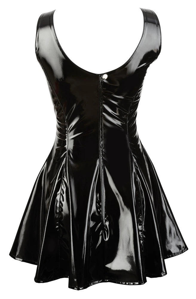 Black Level - Kleid aus Lack schwarz