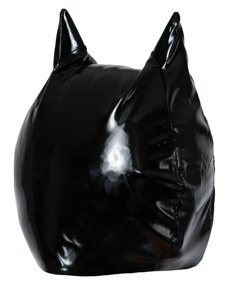 Black Level - Black Cat Kopfmaske aus Lack