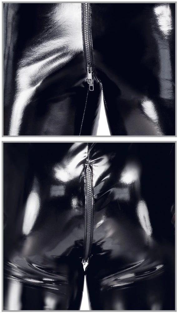 Black Level - Herrn-Kurzoverall aus Lack