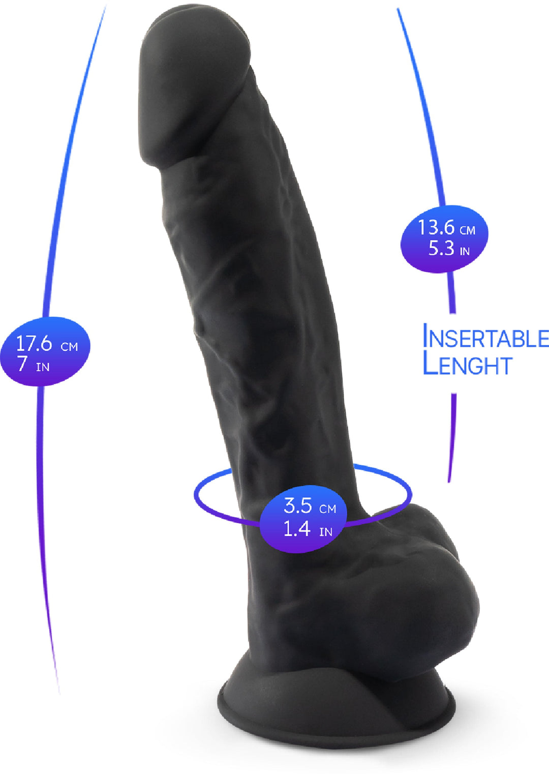 Silex-D Dildo Model 7 inch 6