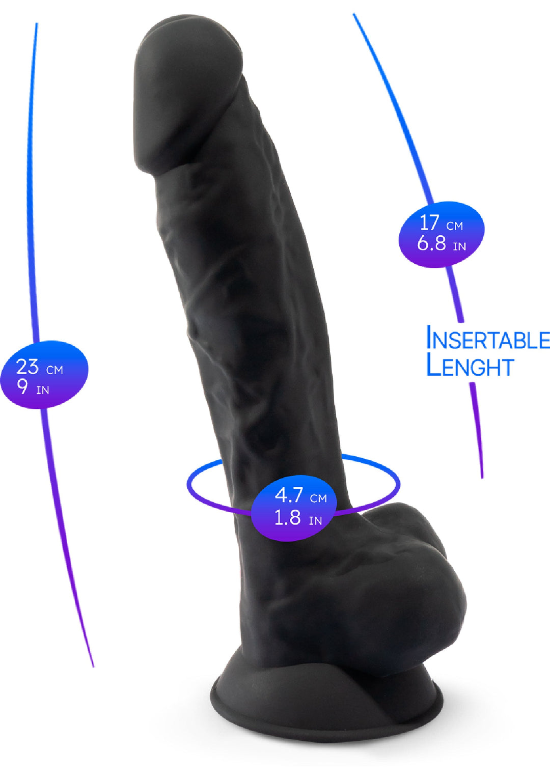 Silex-D Dildo Model 9 inch 7